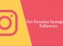 get genuine Instagram followers